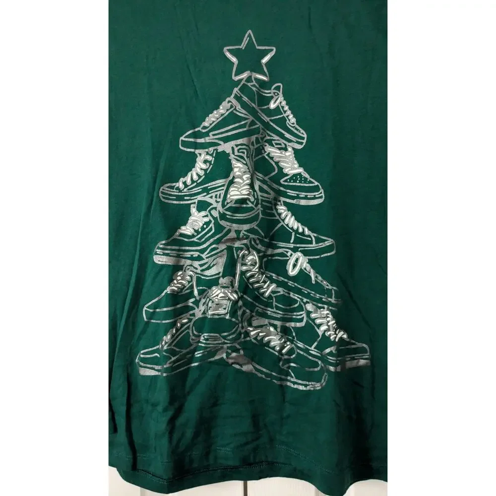 Old Navy Sneaker Christmas Tree Long Sleeve Shirt